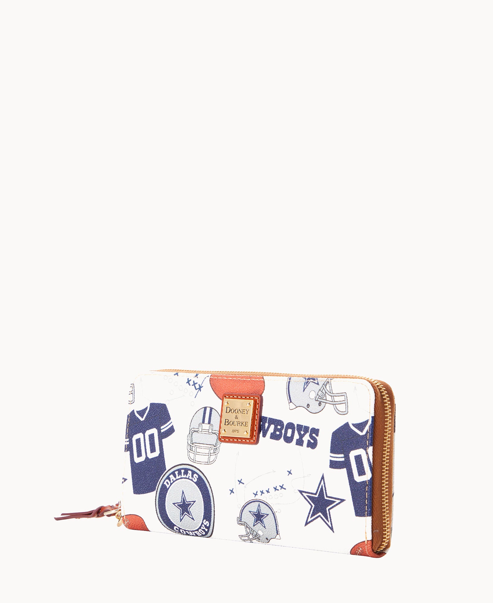 NFL Cowboys Large Zip Around Wristlet - Image 5