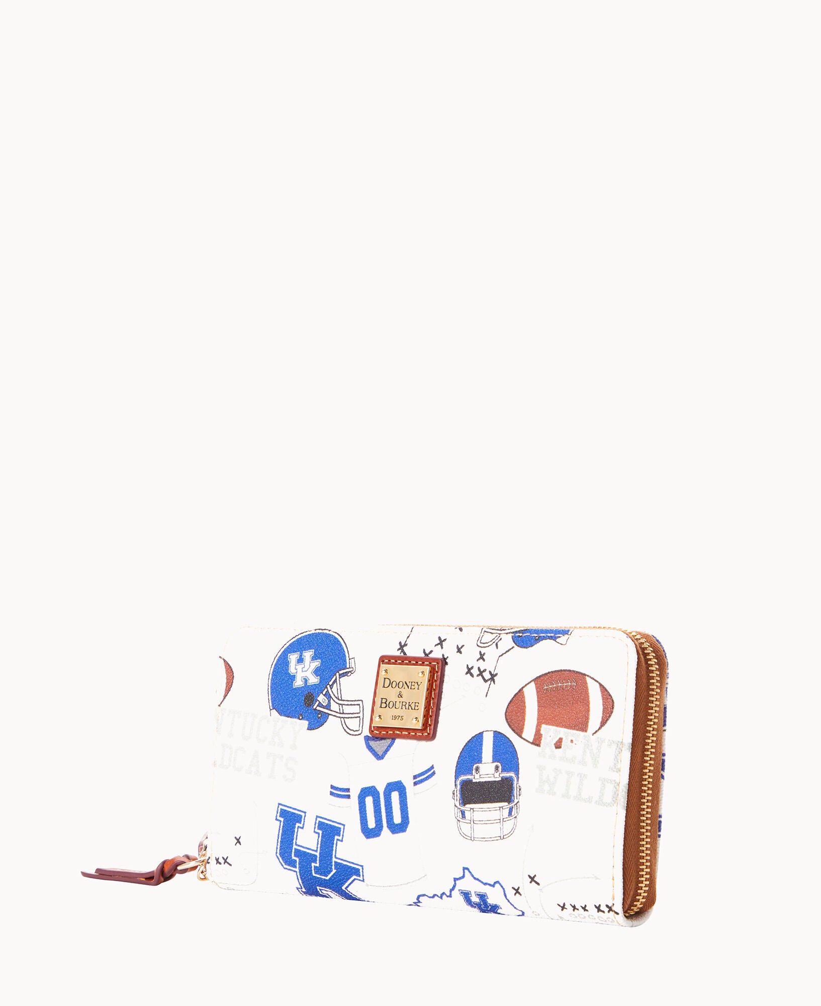 Collegiate University of Kentucky Large Zip Around Wristlet - Image 2