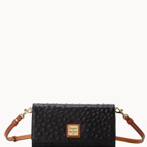 Ostrich Daphne Crossbody Wallet