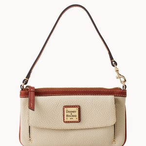 Pebble Grain Pocket Wristlet