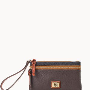 MLB Padres Double Zip Wristlet