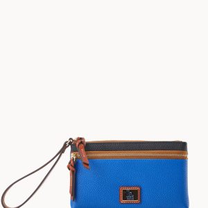 MLB Dodgers Double Zip Wristlet