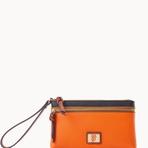MLB Giants Double Zip Wristlet