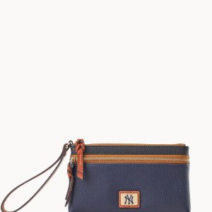 MLB Yankees Double Zip Wristlet