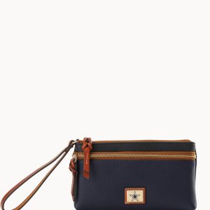 NFL Cowboys Double Zip Wristlet
