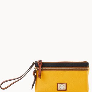 NFL Steelers Double Zip Wristlet