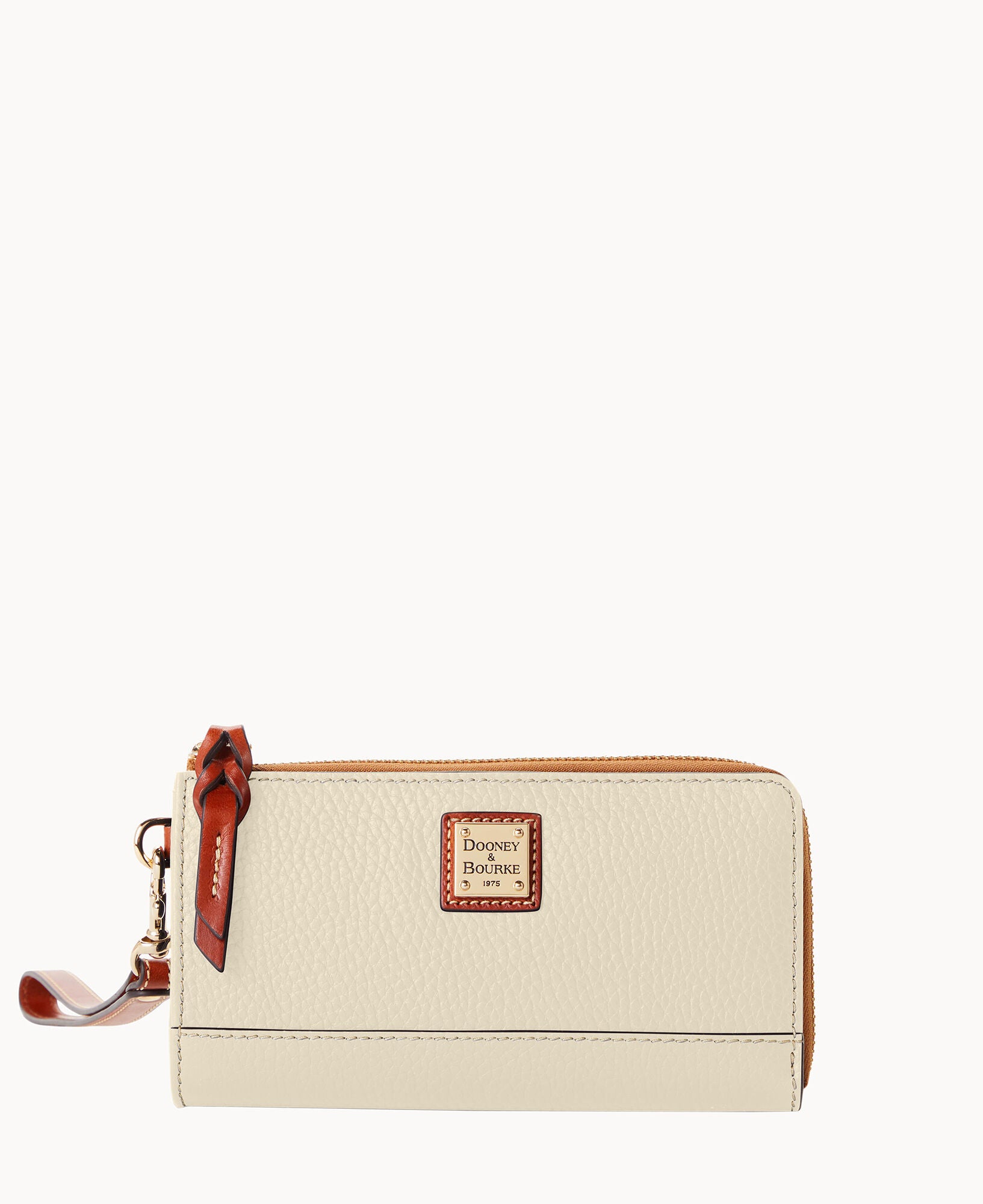 Pebble Grain Folded Zip Wristlet - Image 10