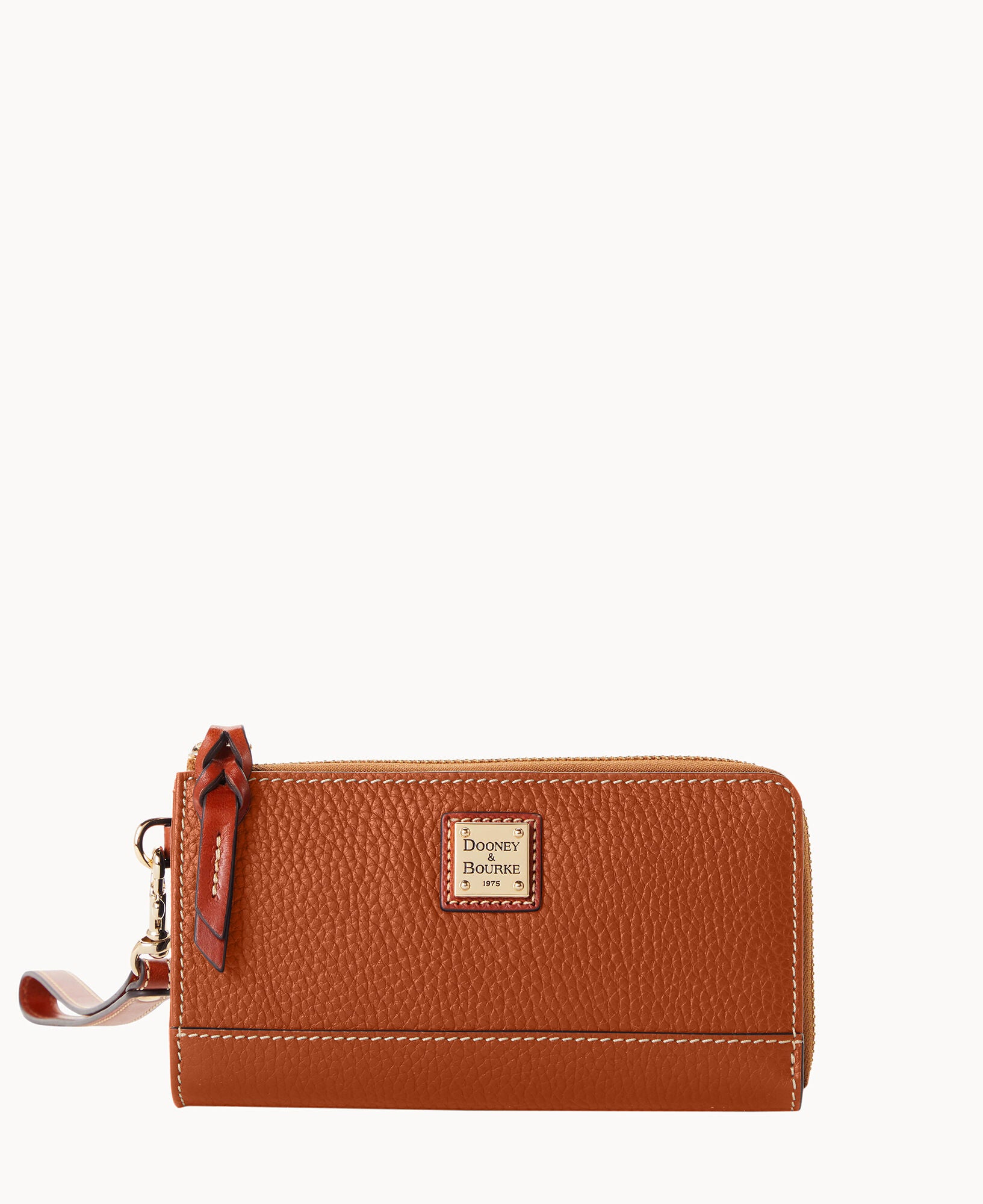 Pebble Grain Folded Zip Wristlet - Image 15