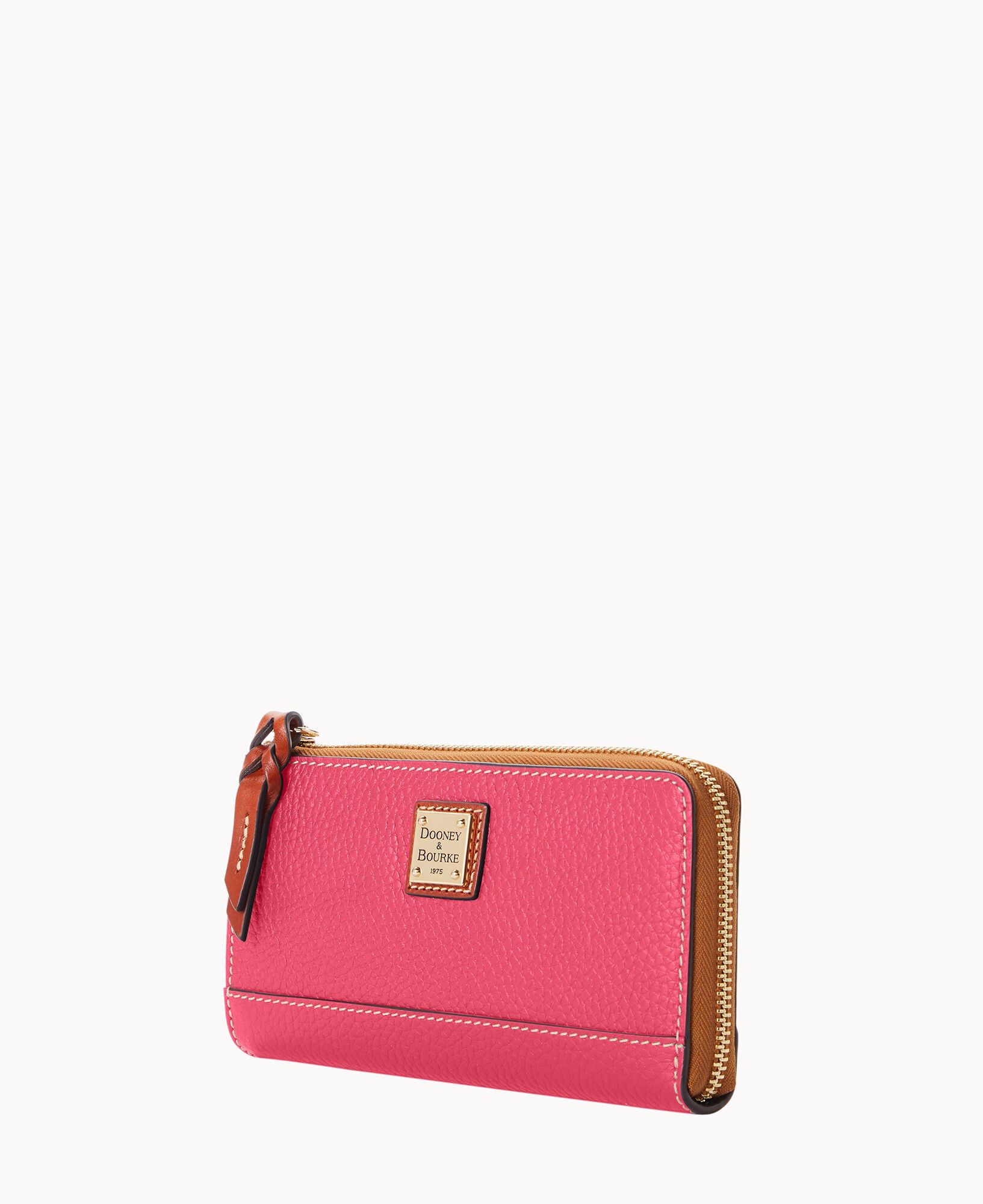 Pebble Grain Folded Zip Wristlet - Image 30