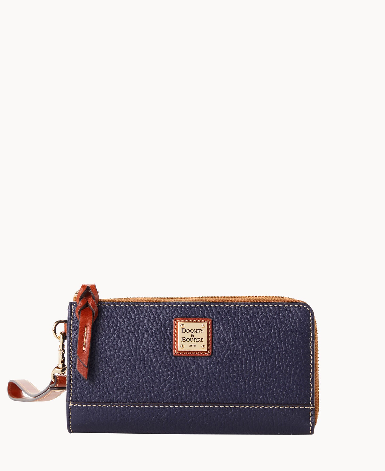 Pebble Grain Folded Zip Wristlet - Image 21