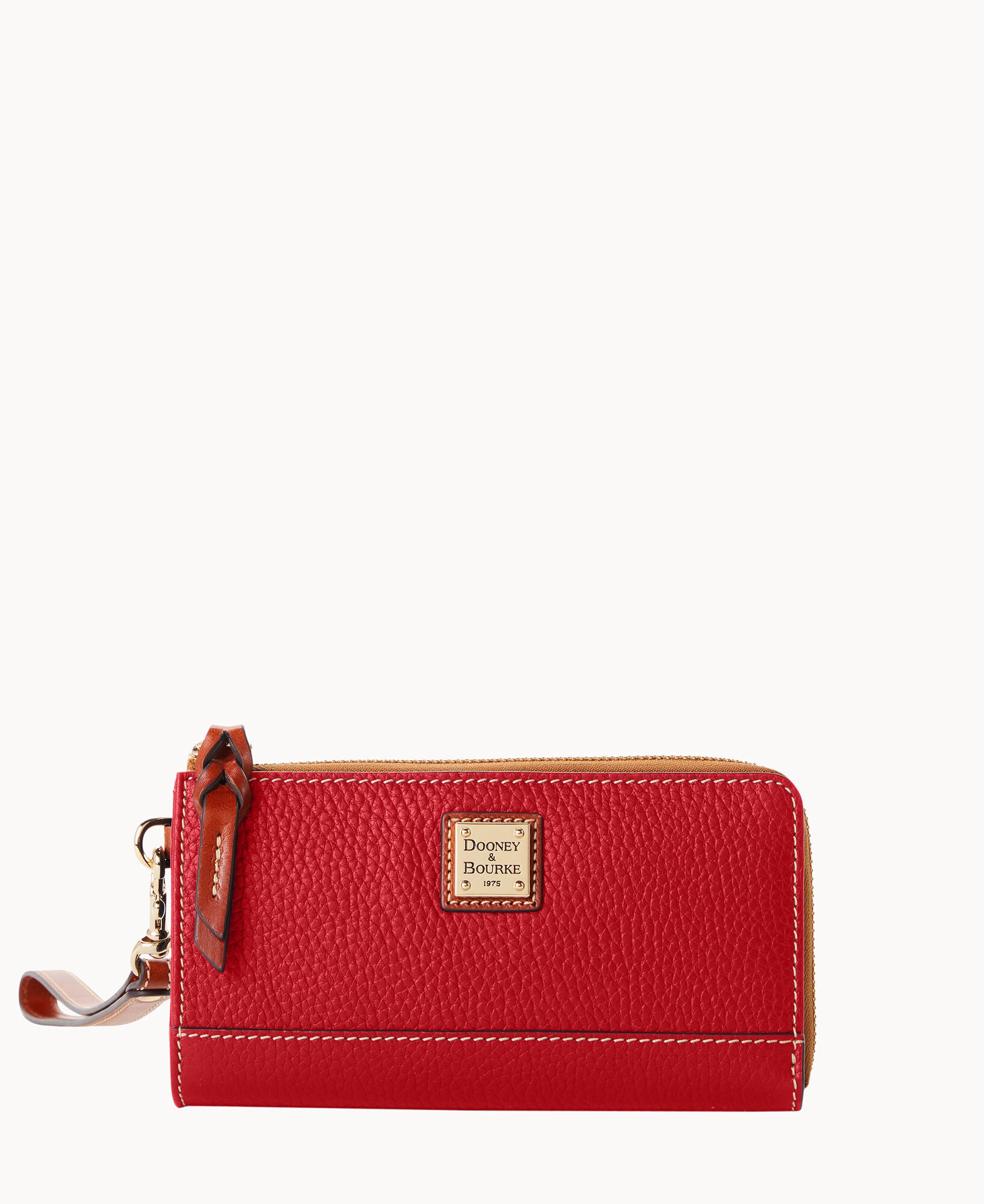 Pebble Grain Folded Zip Wristlet - Image 18