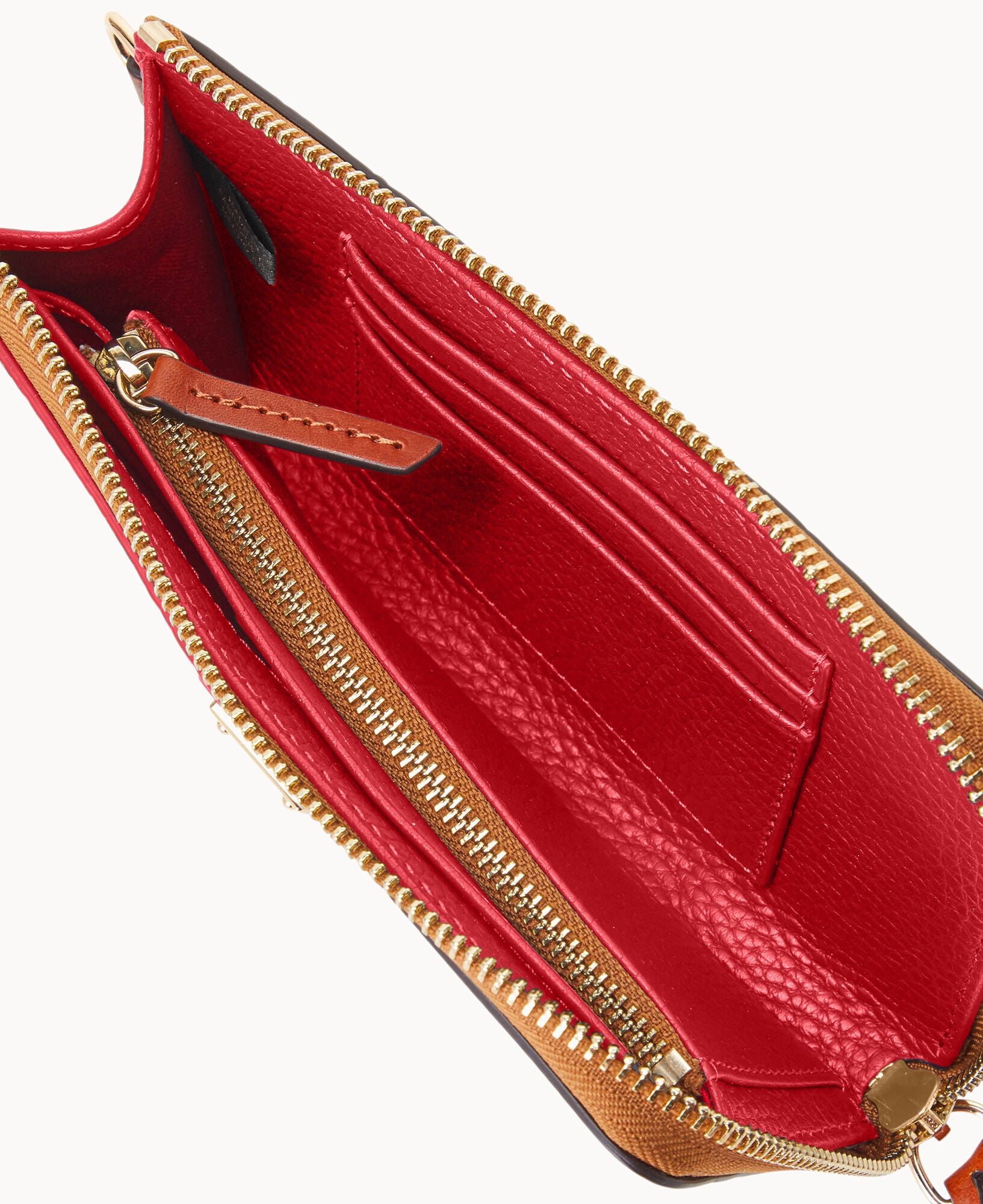 Pebble Grain Folded Zip Wristlet - Image 20