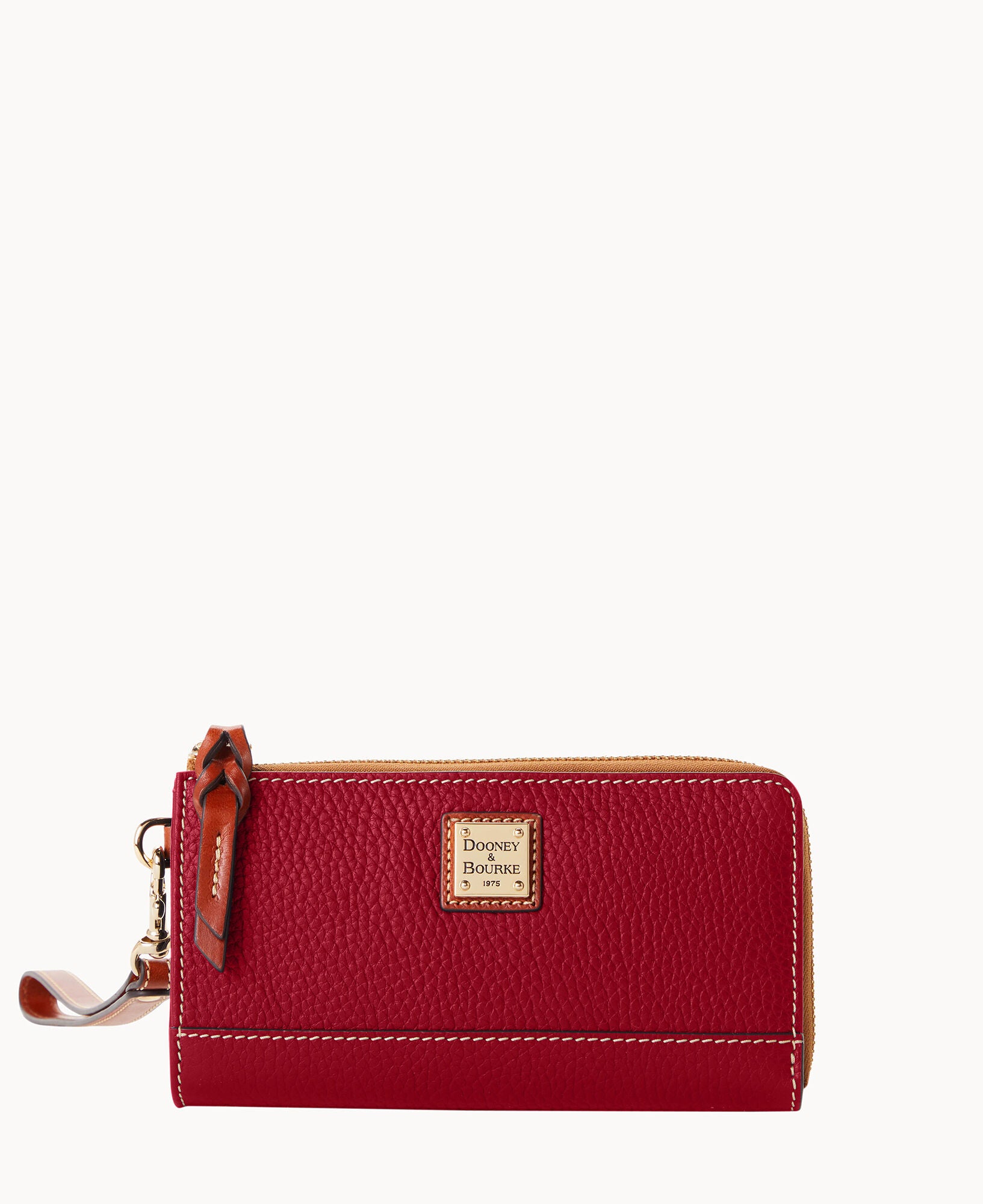 Pebble Grain Folded Zip Wristlet - Image 27