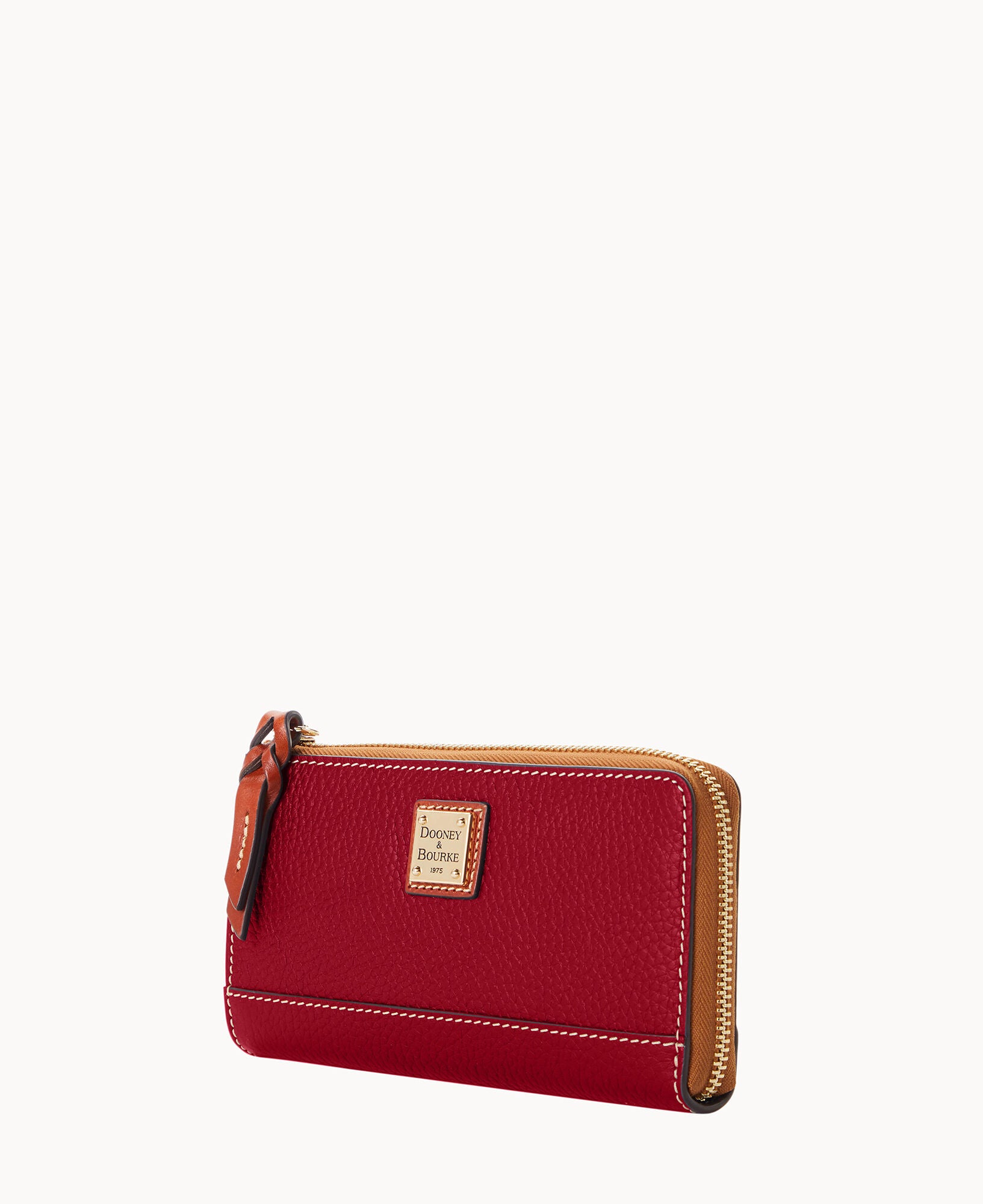 Pebble Grain Folded Zip Wristlet - Image 28