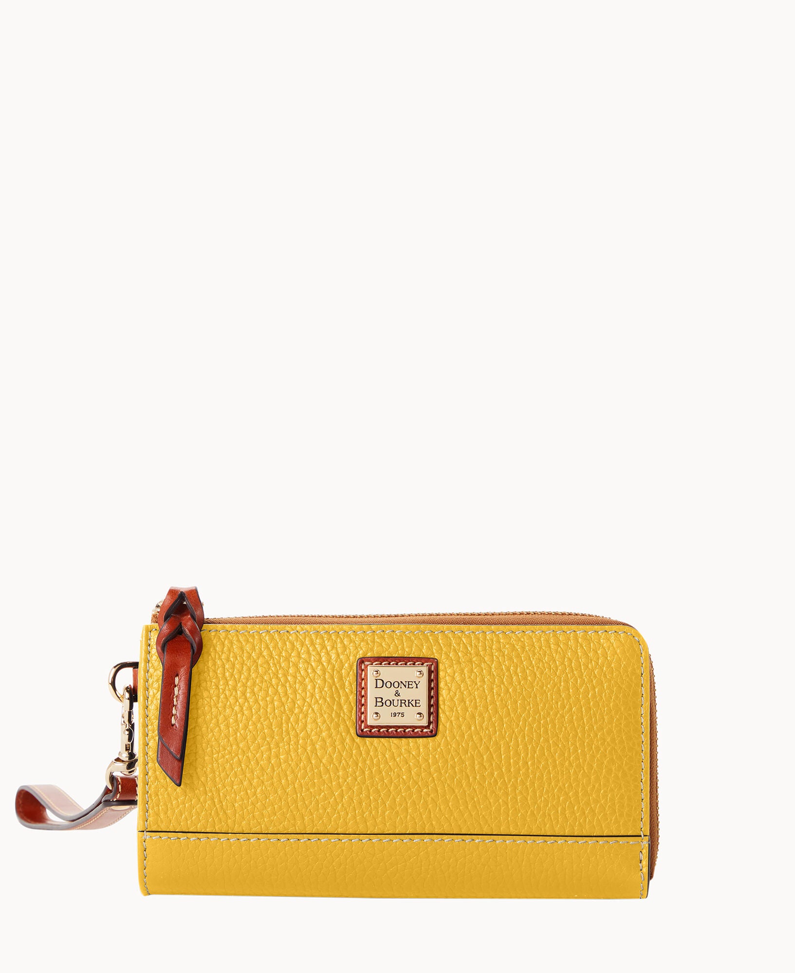 Pebble Grain Folded Zip Wristlet - Image 24