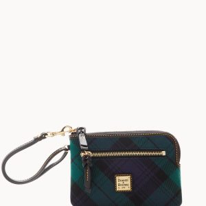 Tartan Zip Around Wristlet