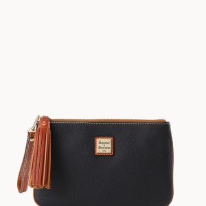 Pebble Grain Carrington Wristlet