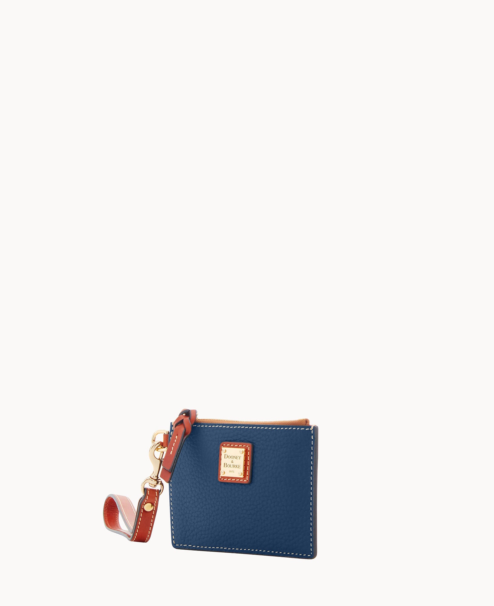 Pebble Grain Zip Top Card Case Wristlet - Image 30