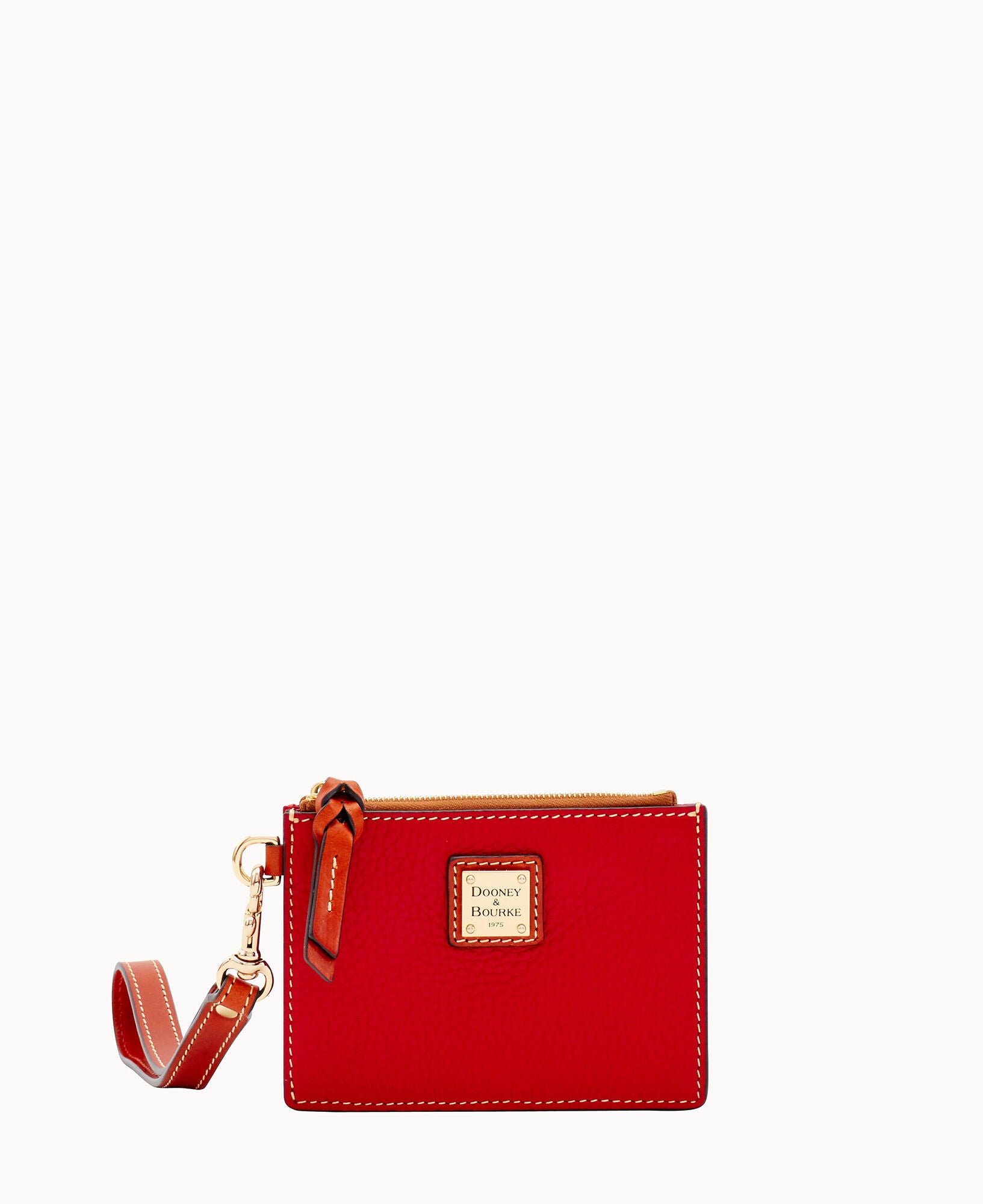 Pebble Grain Zip Top Card Case Wristlet - Image 17