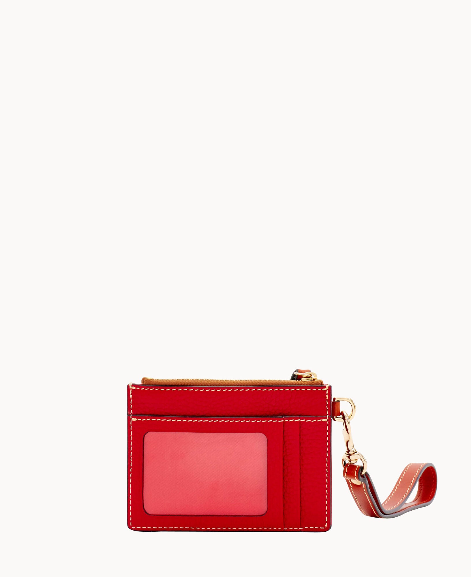 Pebble Grain Zip Top Card Case Wristlet - Image 20