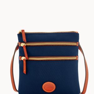 Nylon North South Triple Zip