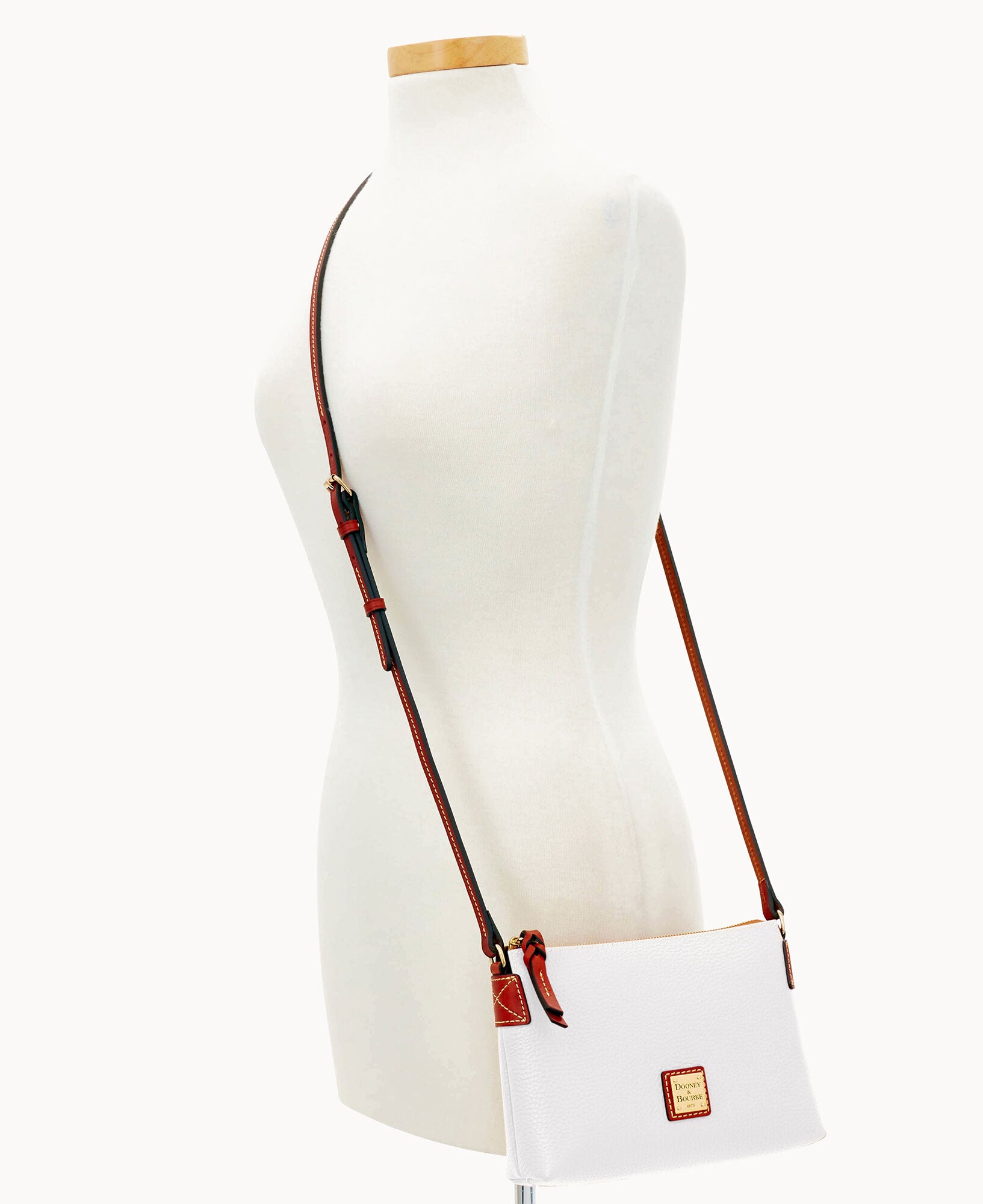 Pebble Grain Crossbody Pouchette - Image 13