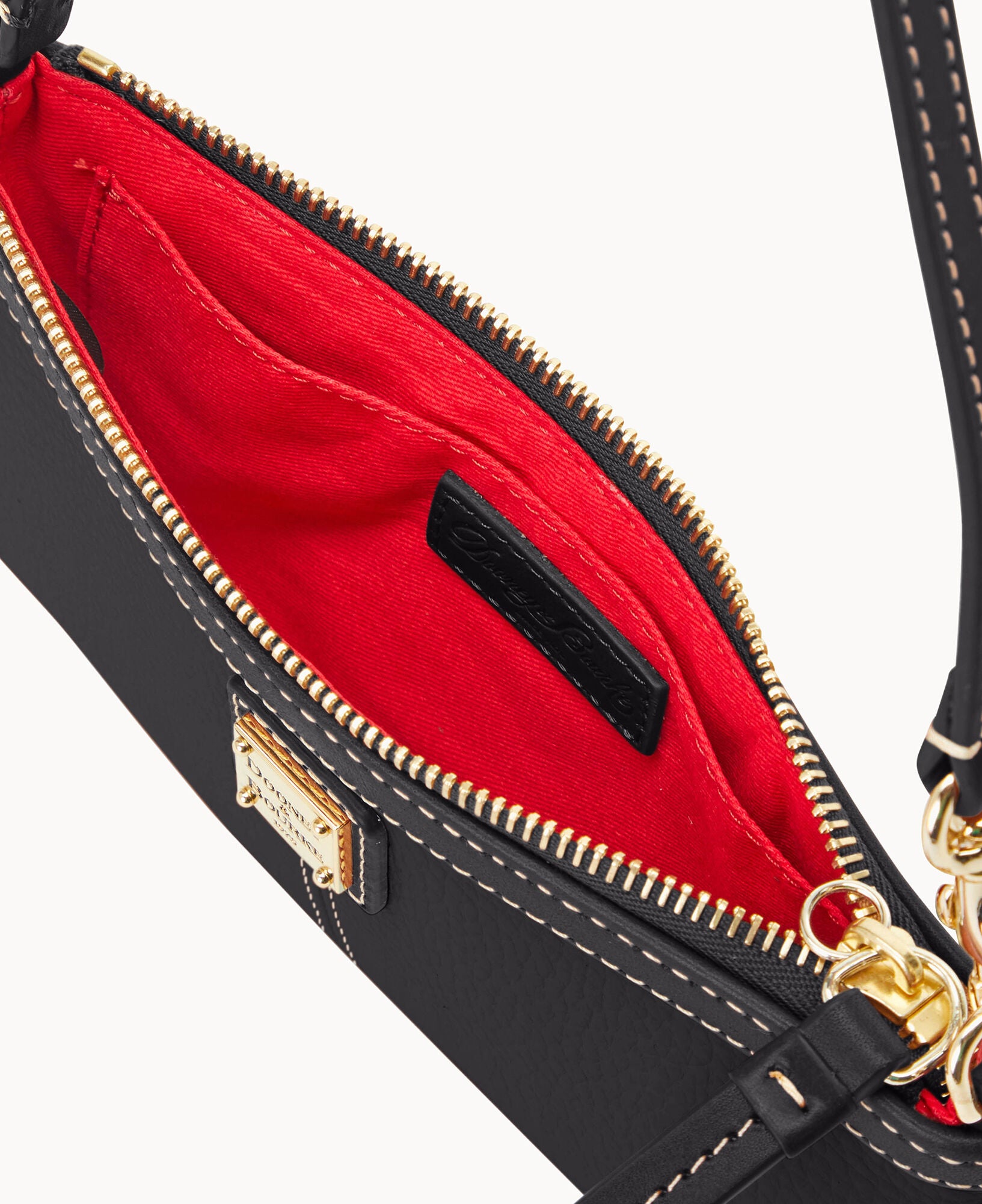 Pebble Grain Large Slim Wristlet - Image 12