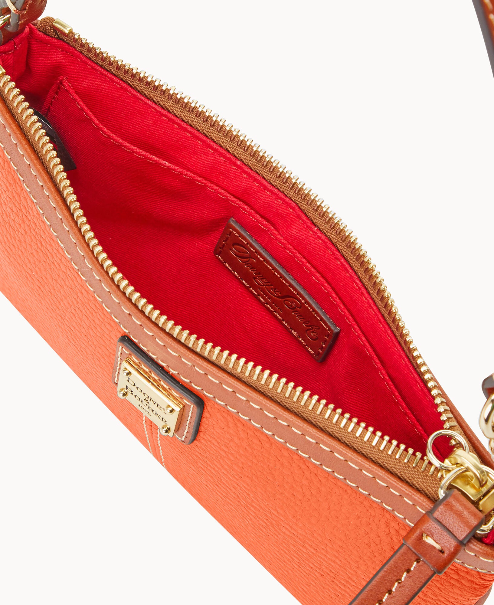 Pebble Grain Large Slim Wristlet - Image 23