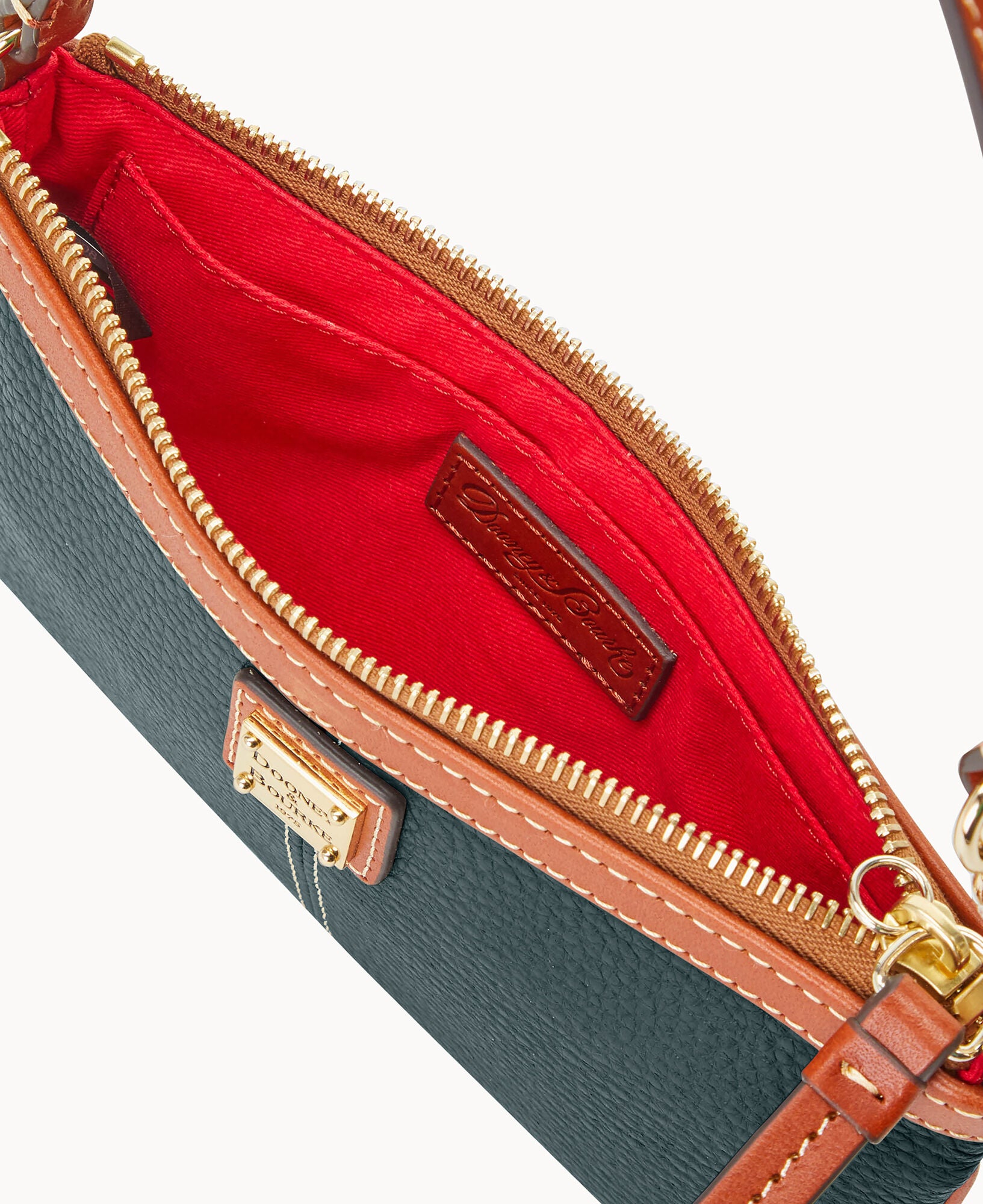 Pebble Grain Large Slim Wristlet - Image 29