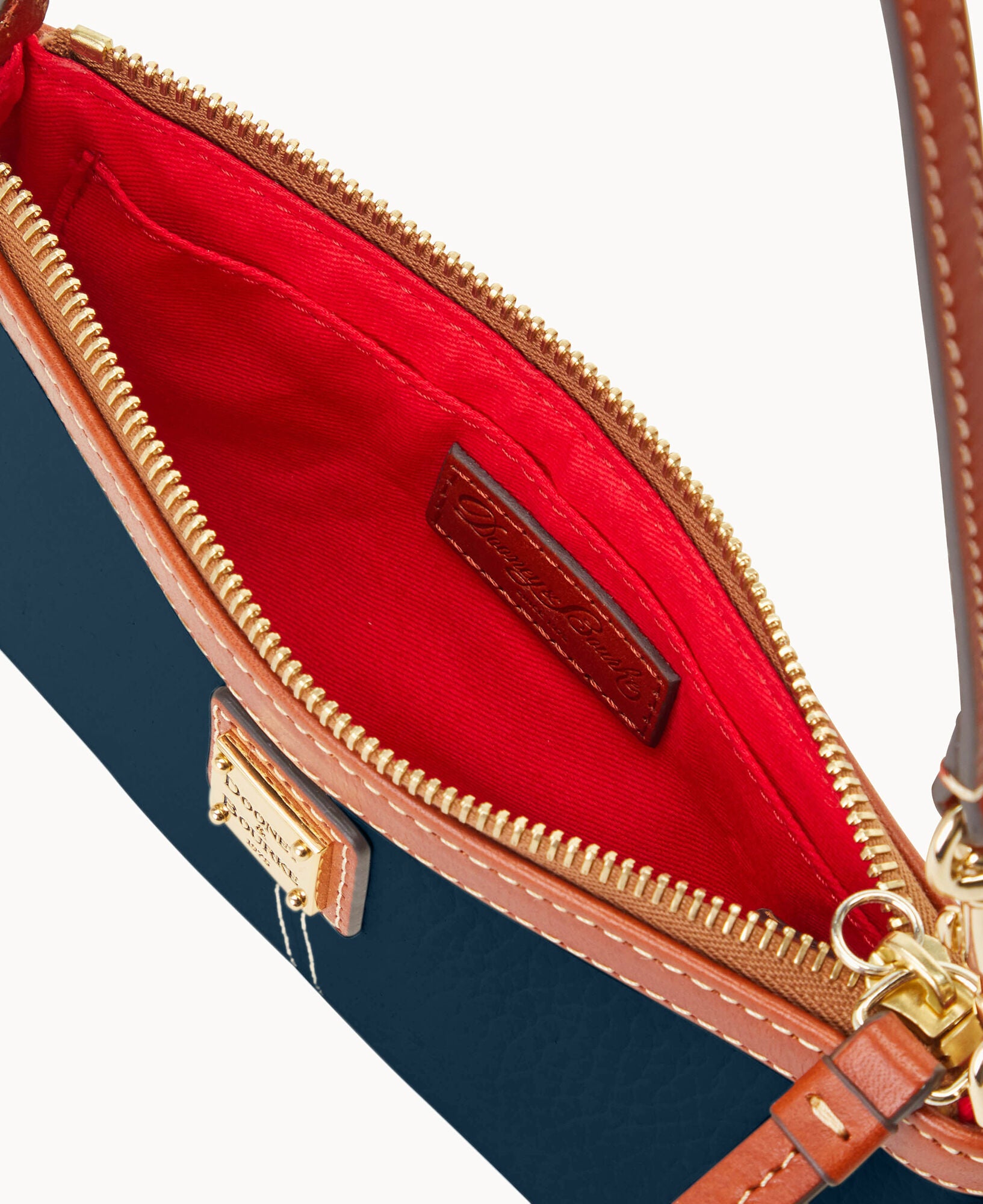 Pebble Grain Large Slim Wristlet - Image 9