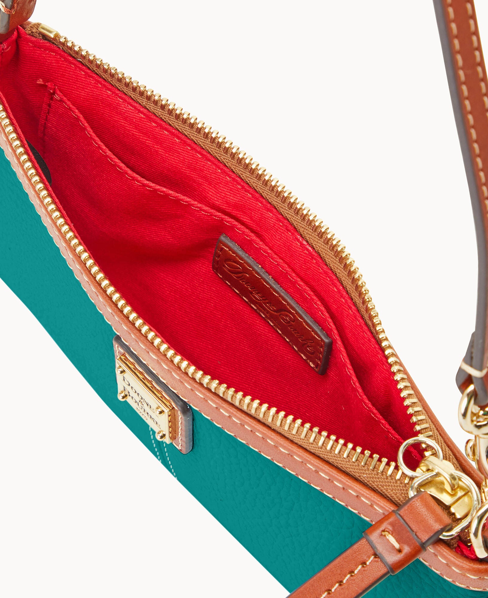 Pebble Grain Large Slim Wristlet - Image 26