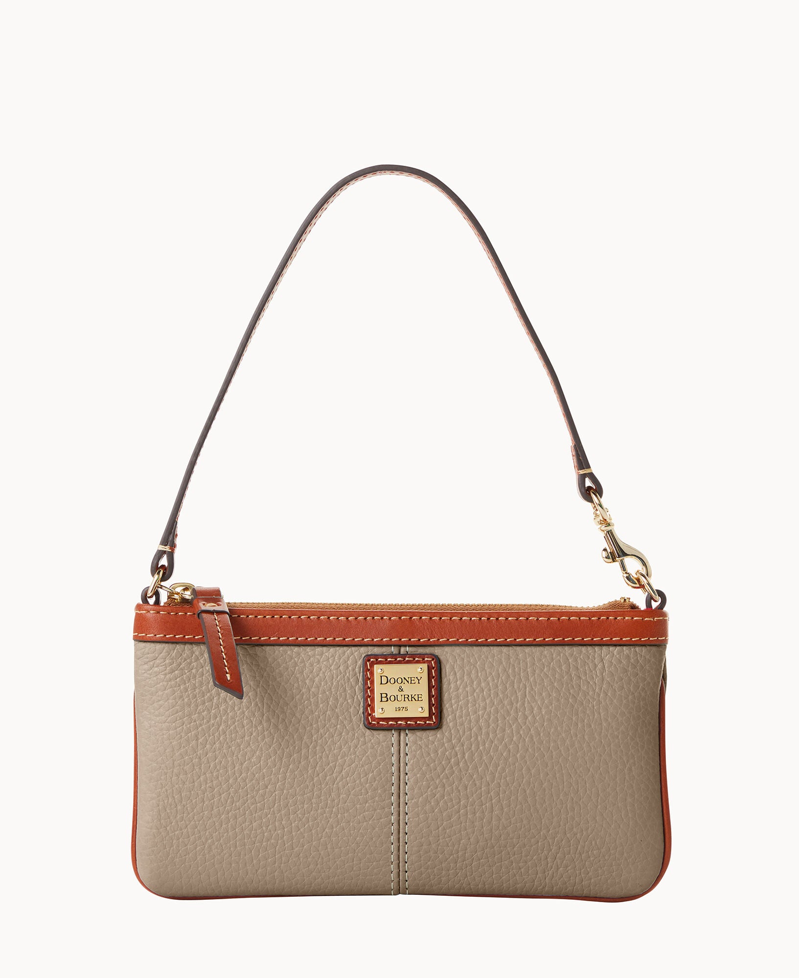 Pebble Grain Large Slim Wristlet - Image 19