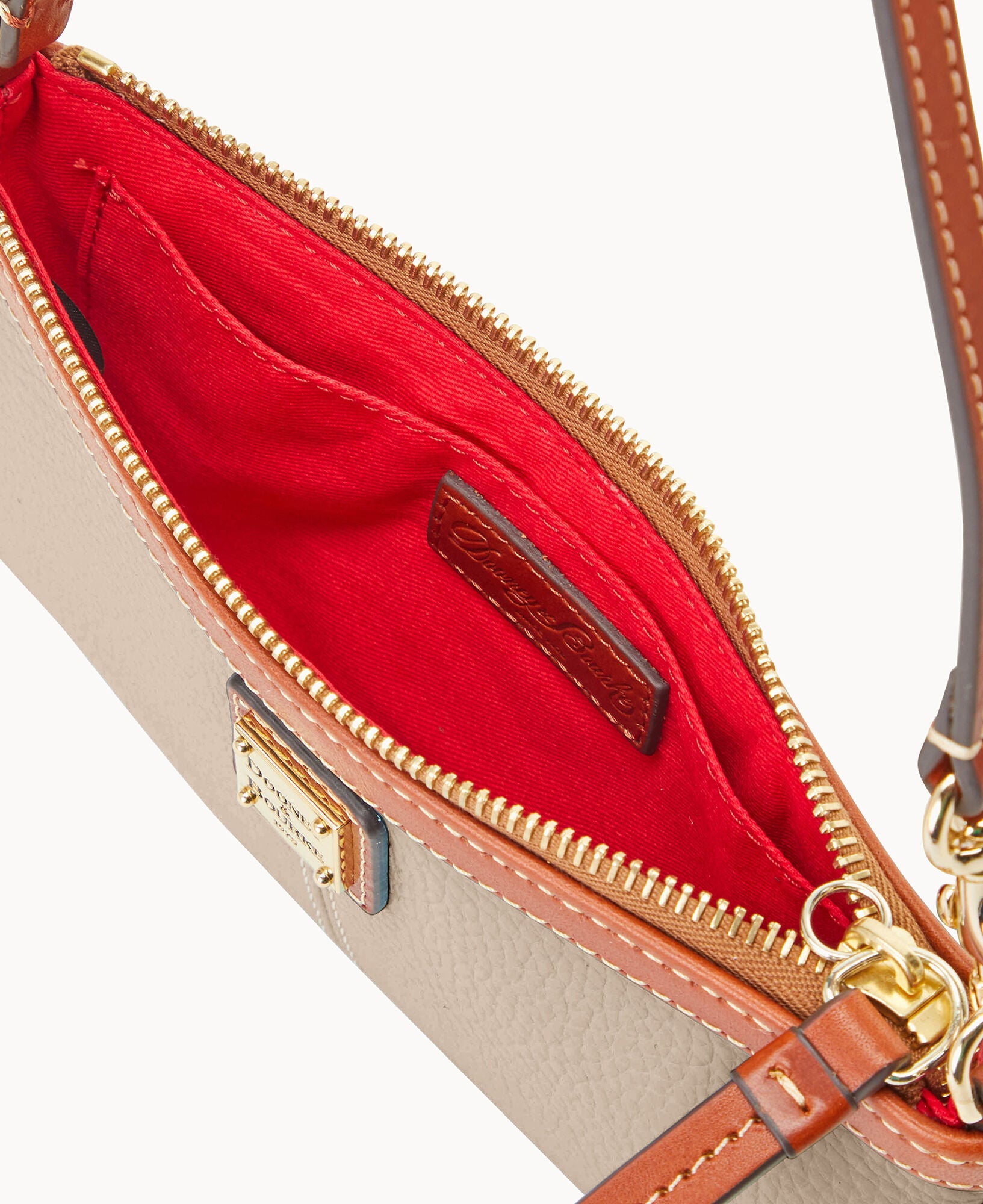 Pebble Grain Large Slim Wristlet - Image 21