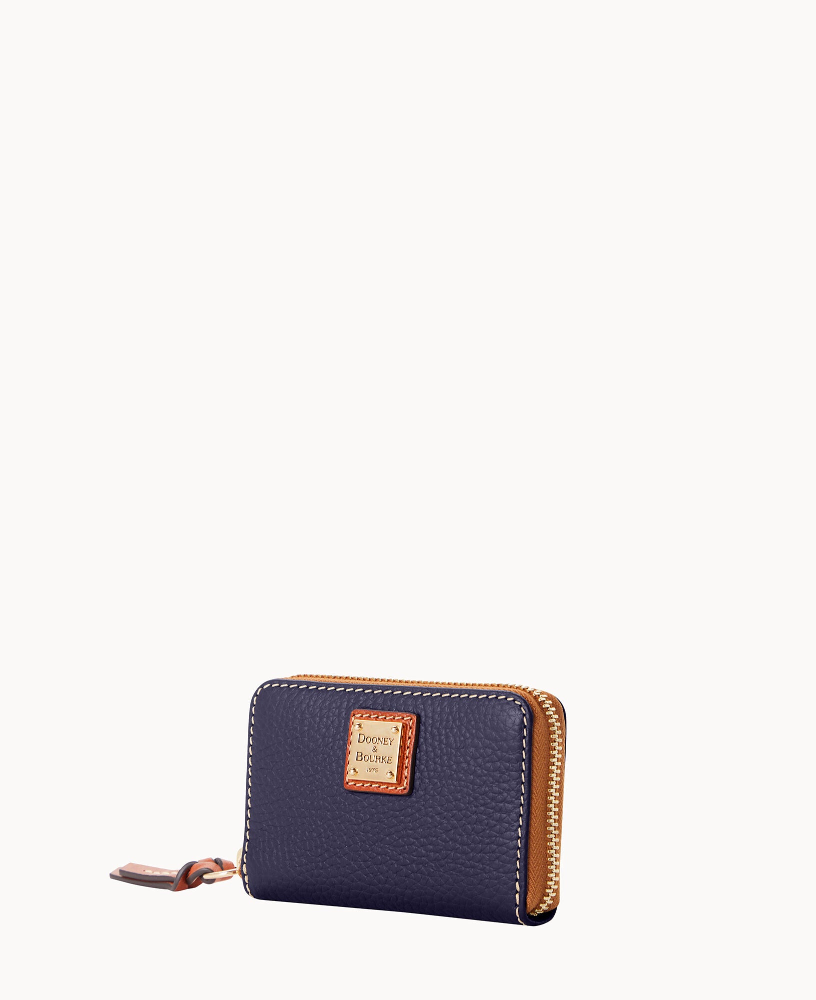 Pebble Grain Large Zip Around Credit Card Case - Image 26