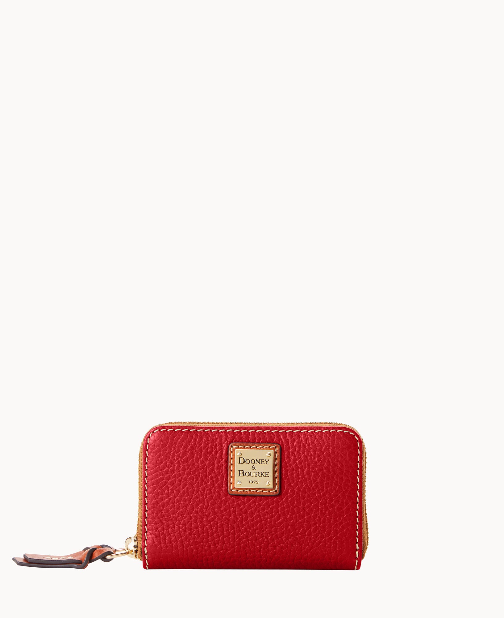 Pebble Grain Large Zip Around Credit Card Case - Image 19