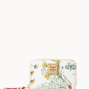 Botanical Large Zip Around Credit Card Case