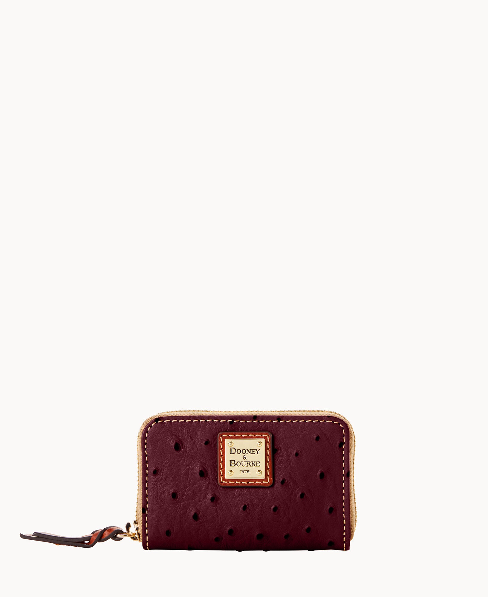 Ostrich Large Zip Around Credit Card Case - Image 4