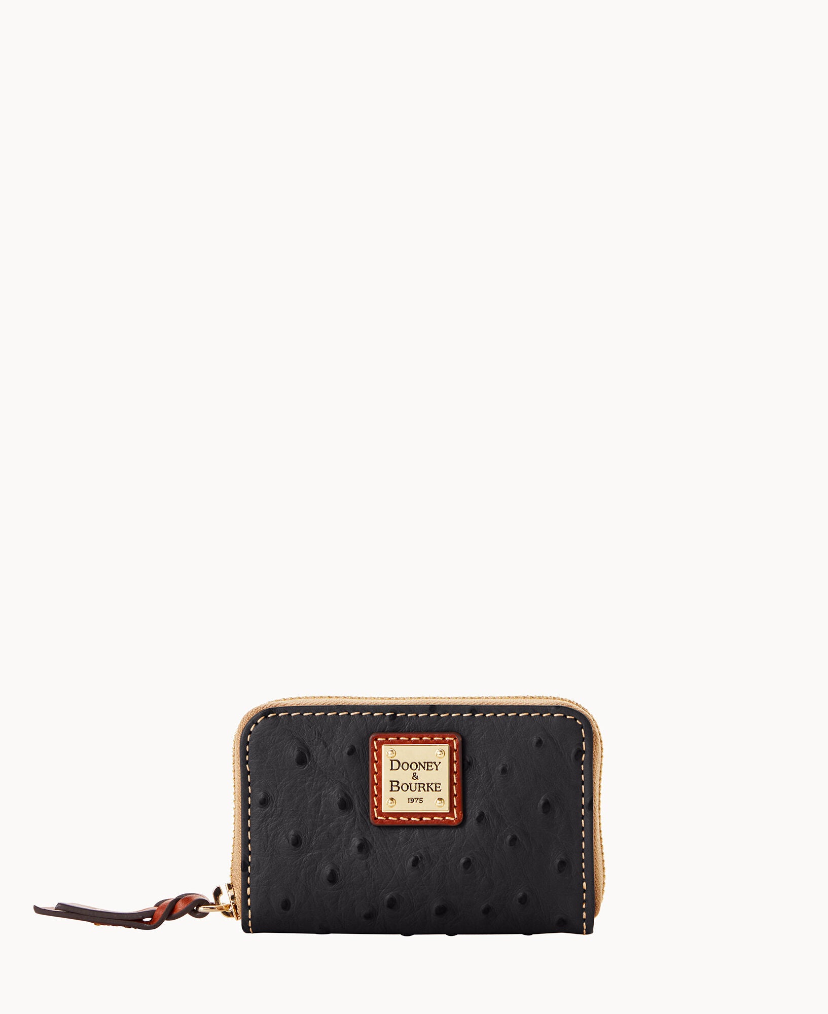 Ostrich Large Zip Around Credit Card Case - Image 12