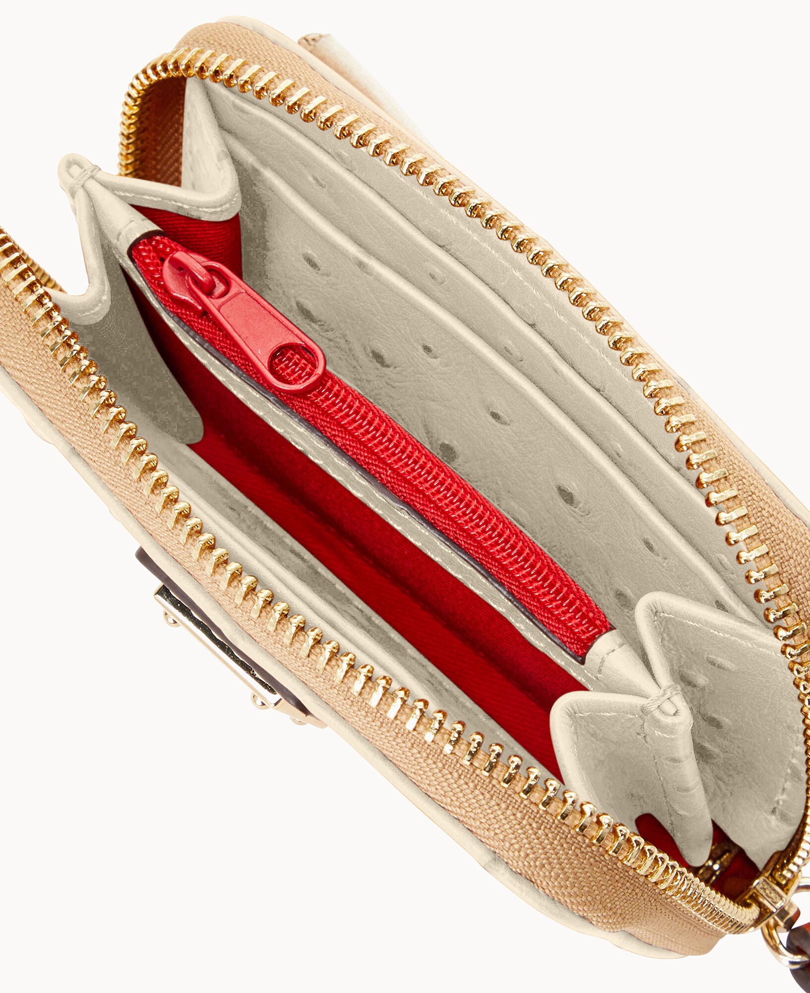 Ostrich Large Zip Around Credit Card Case - Image 30