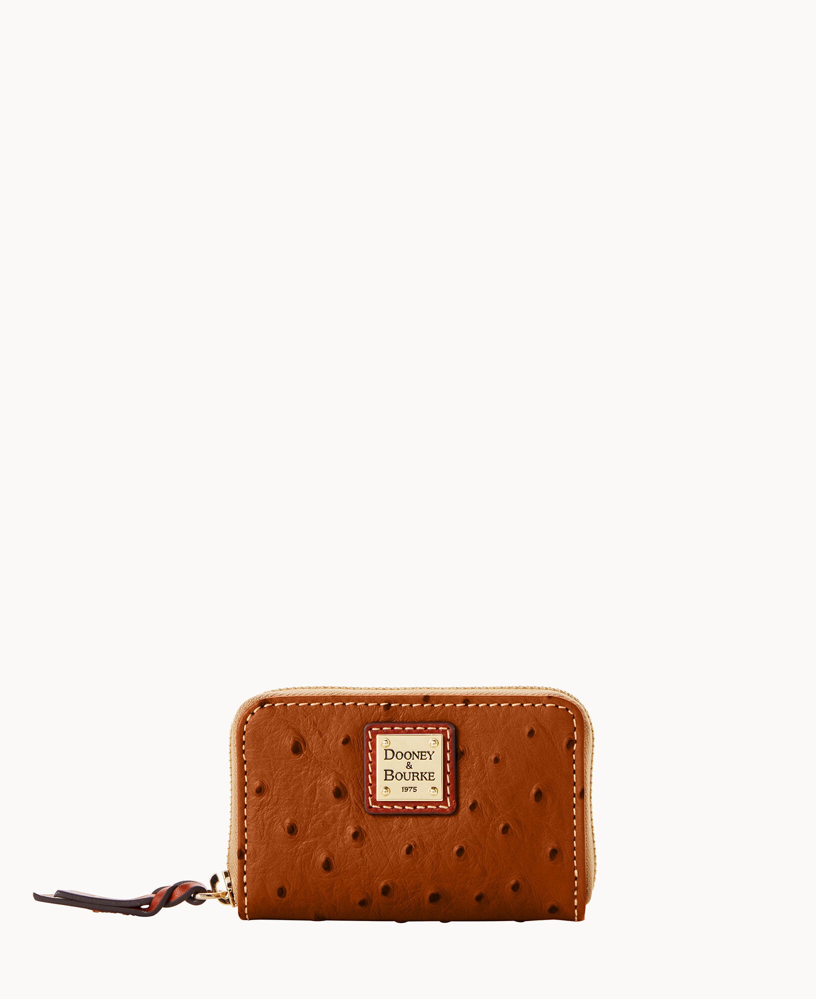 Ostrich Large Zip Around Credit Card Case - Image 9
