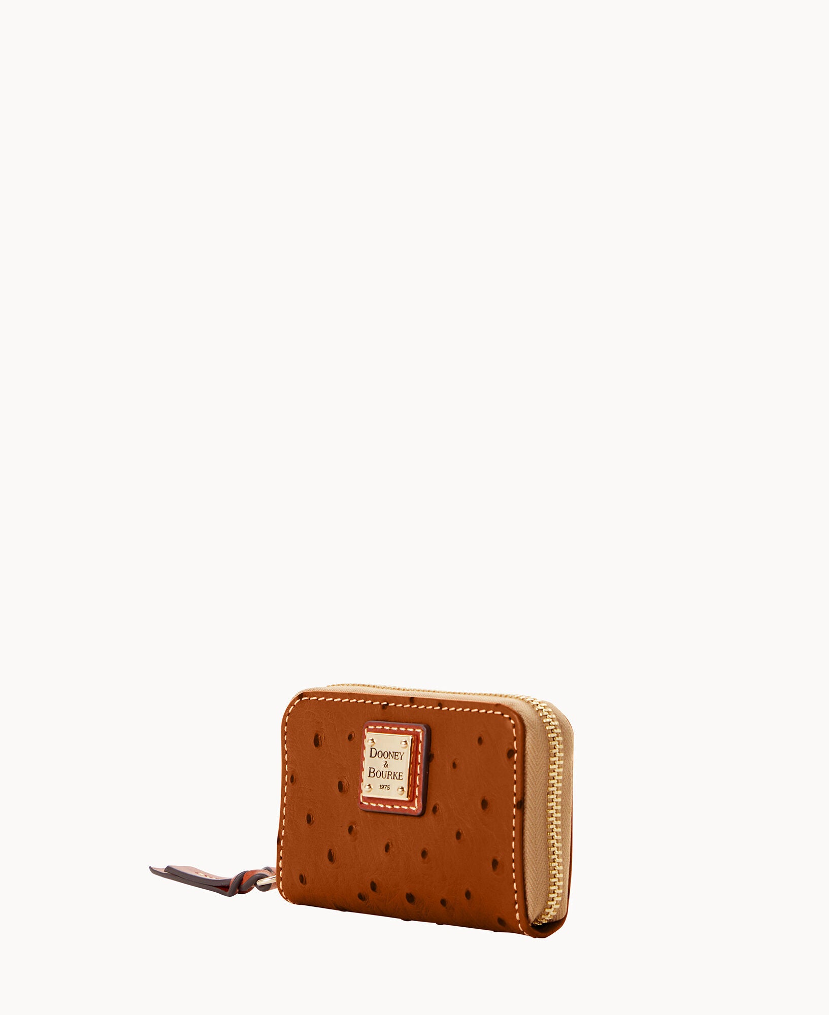 Ostrich Large Zip Around Credit Card Case - Image 10