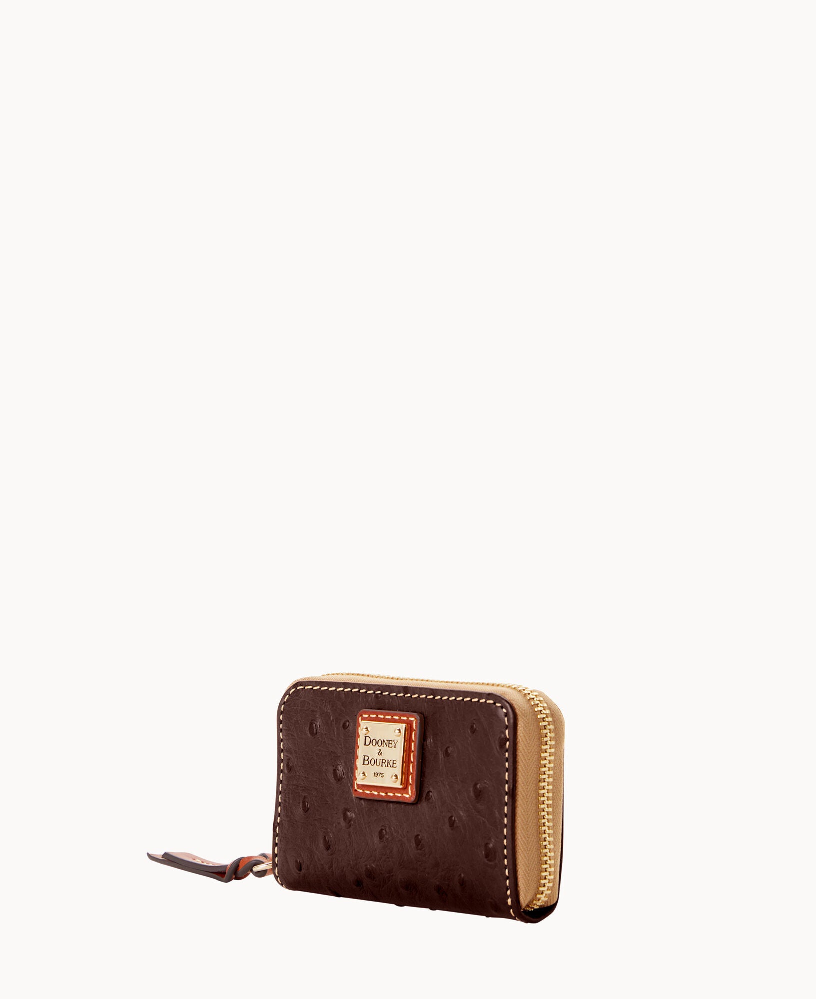 Ostrich Large Zip Around Credit Card Case - Image 16