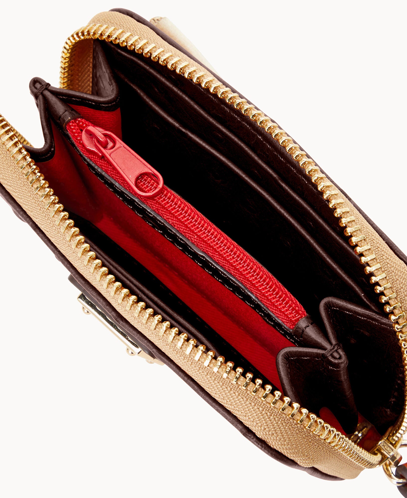 Ostrich Large Zip Around Credit Card Case - Image 17