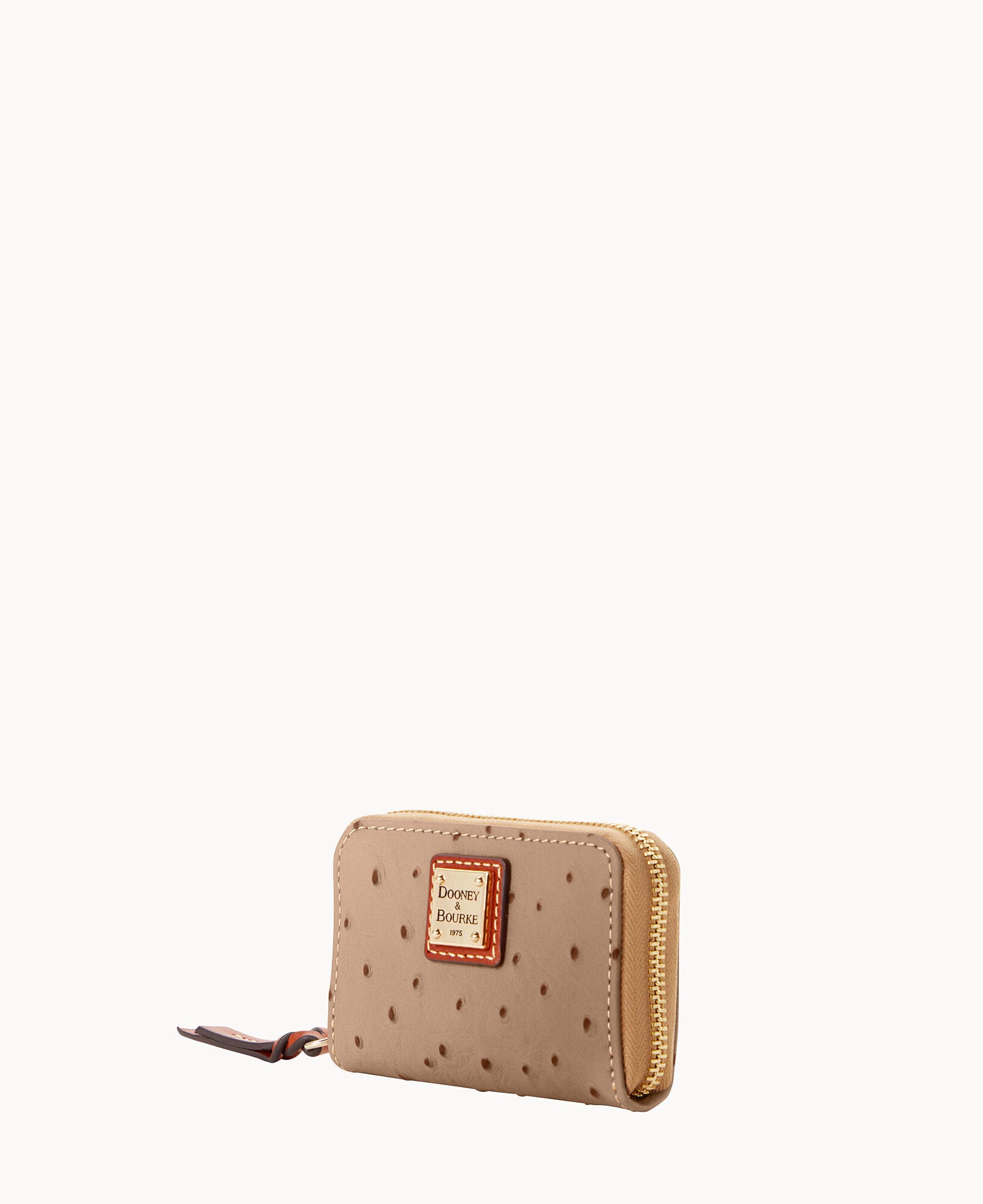 Ostrich Large Zip Around Credit Card Case - Image 7