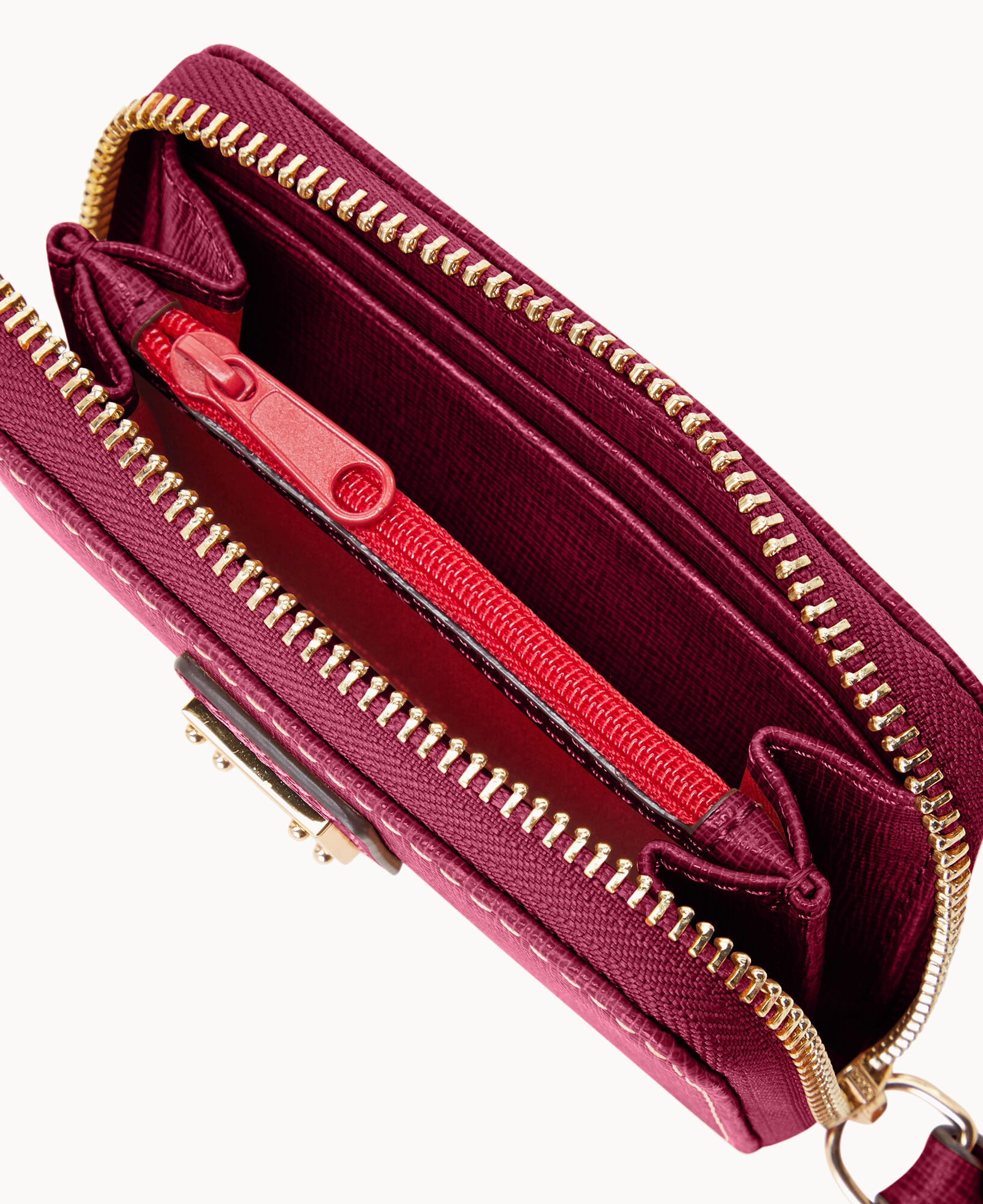 Saffiano Large Zip Around Credit Card Case - Image 21