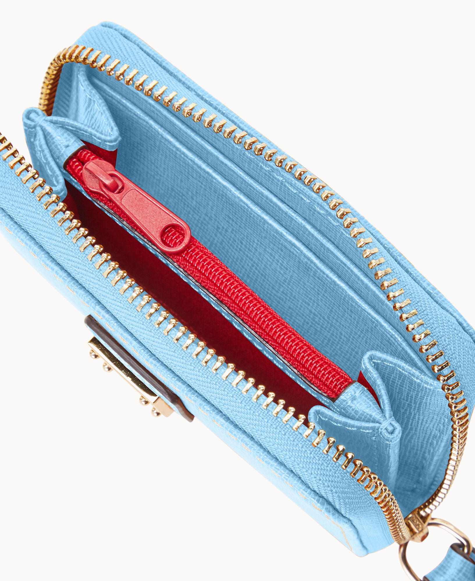 Saffiano Large Zip Around Credit Card Case - Image 18