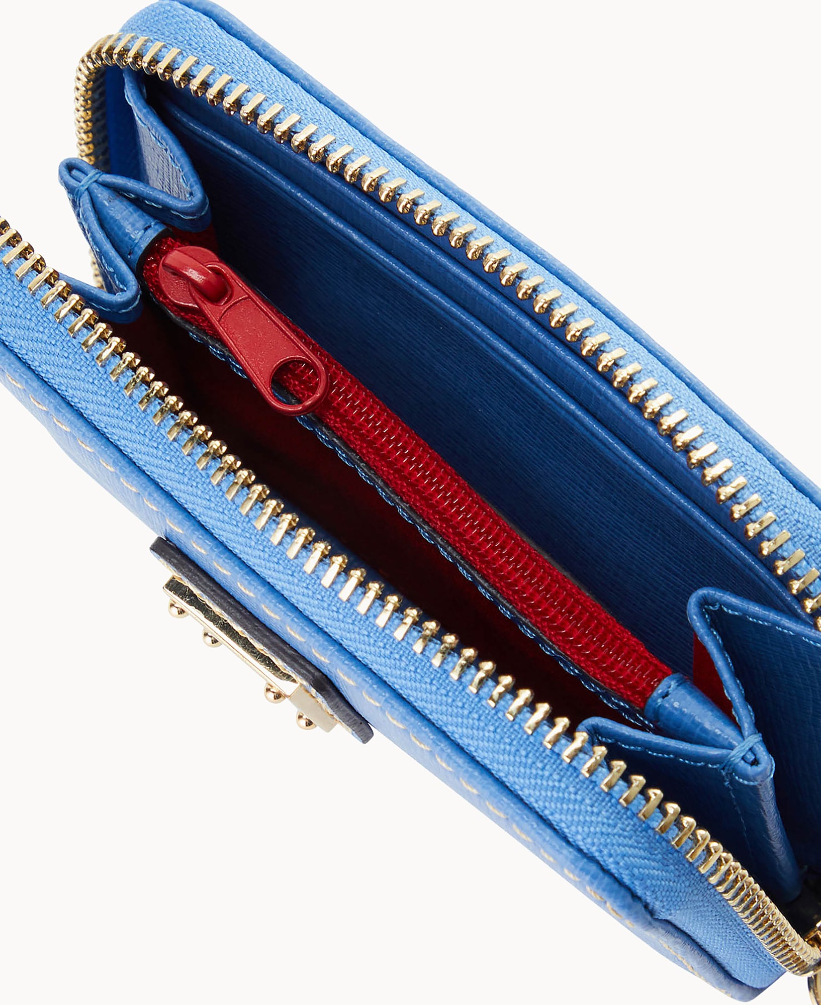 Saffiano Large Zip Around Credit Card Case - Image 30