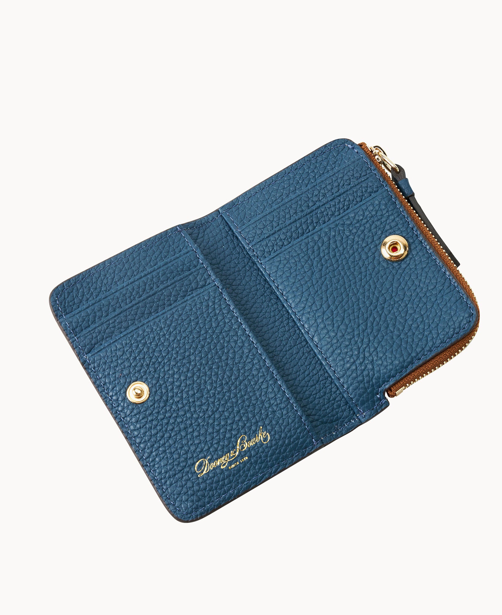 Pebble Grain Zip Credit Card Wallet 12 - Image 6