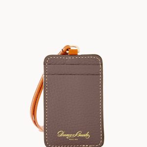 Pebble Grain Lanyard ID Holder