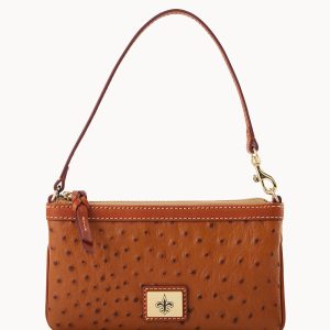 NFL Saints Large Slim Wristlet